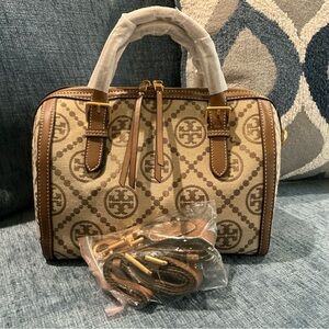 Brown Patterned Handbag